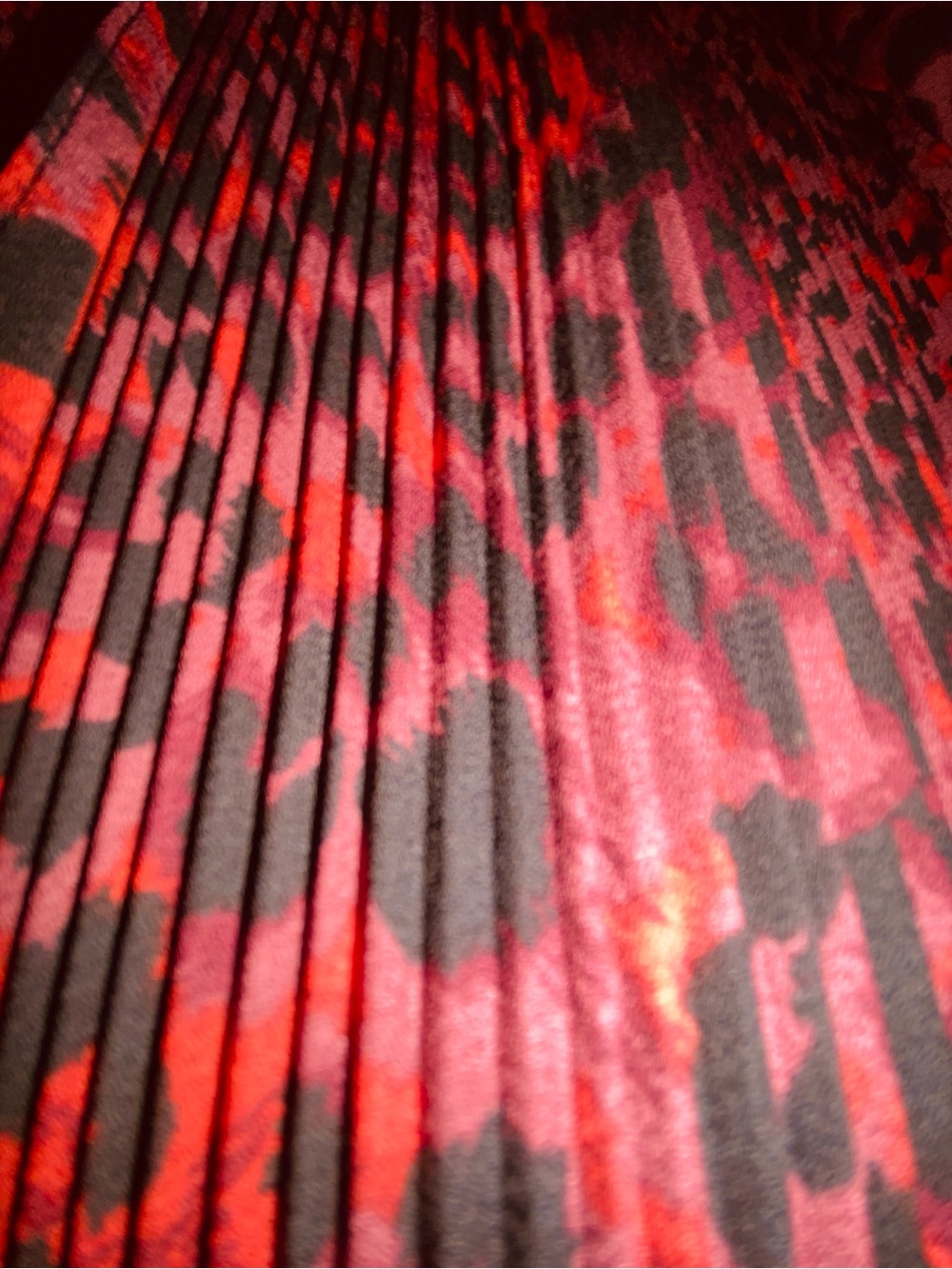 Maurices Red and Black Leopard-Print with a hint of purple - Picture 9 of 16